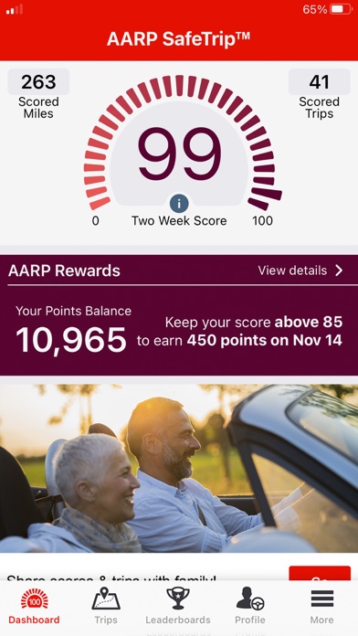 AARP SafeTrip™ Screenshot