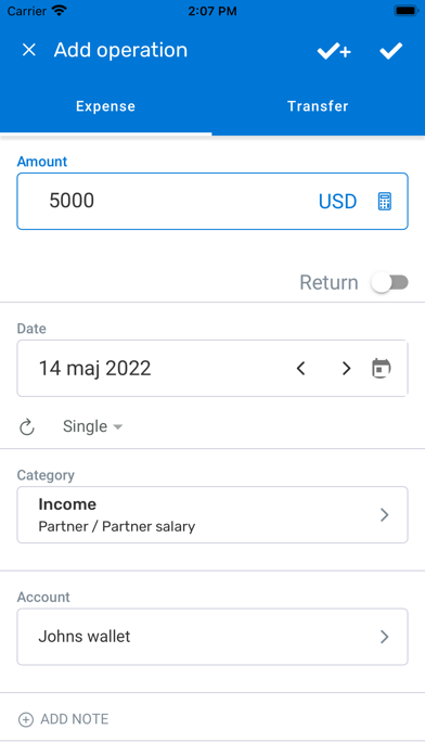 Family Finance Tracker Screenshot