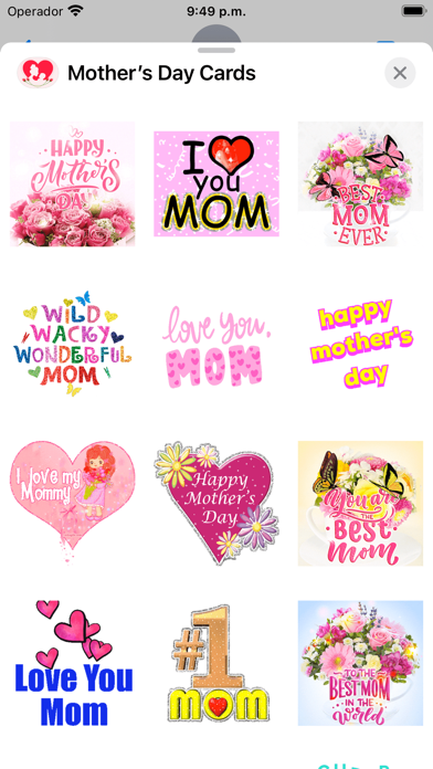 Mother’s Day Cards Screenshot