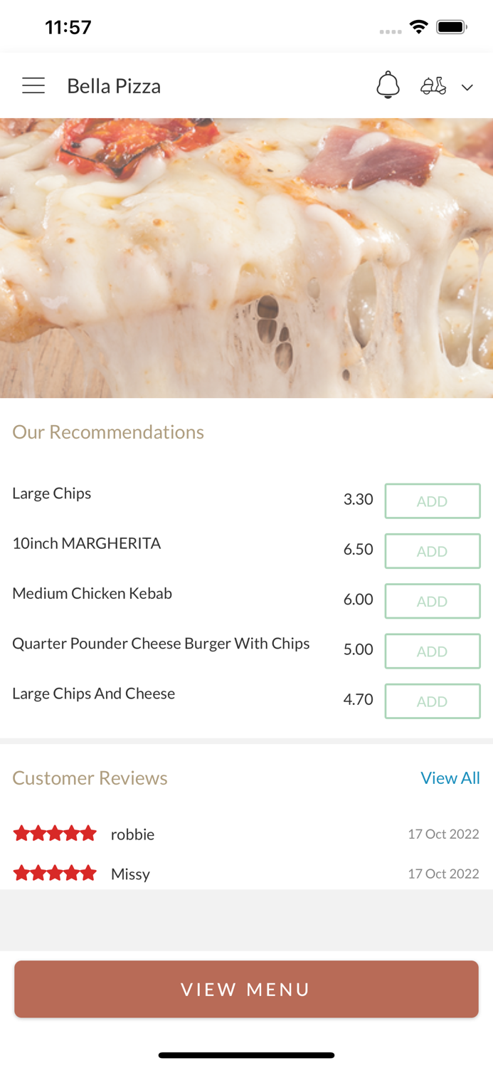 Bella Pizza Brimington