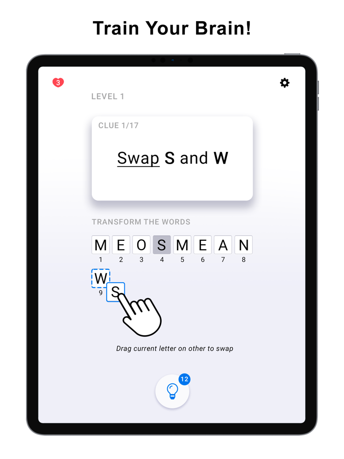 Letter Steps Word Game