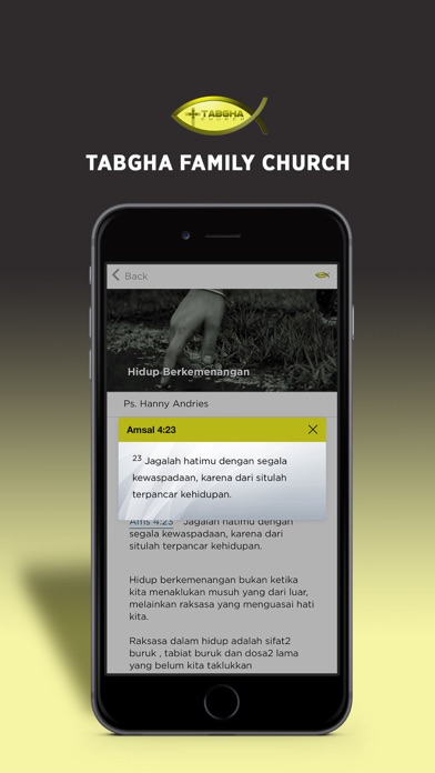 Tabgha Family Church Screenshot