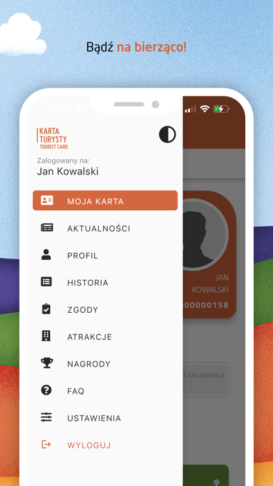 Tourist Card Screenshot