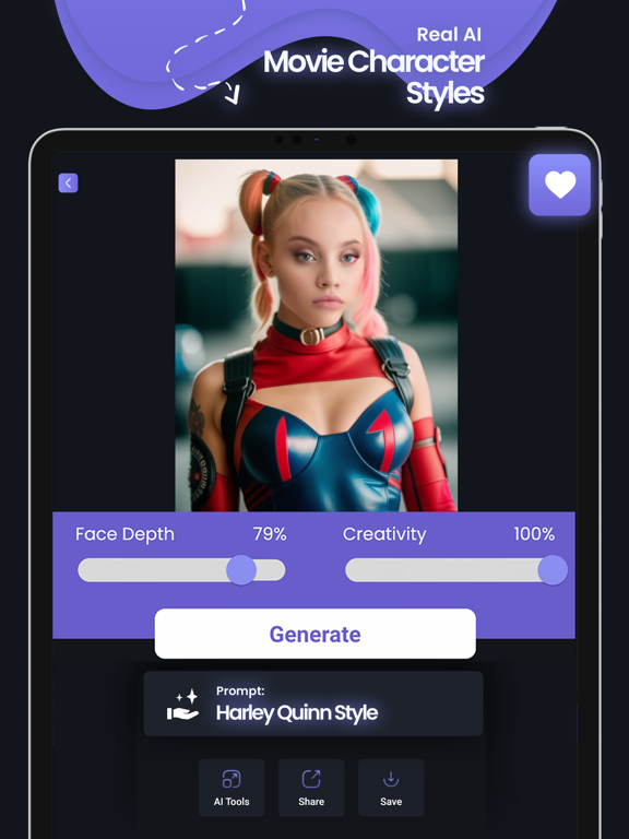 Ai Image Generator - Real AI iPad screenshot 1 - Photo & Video app