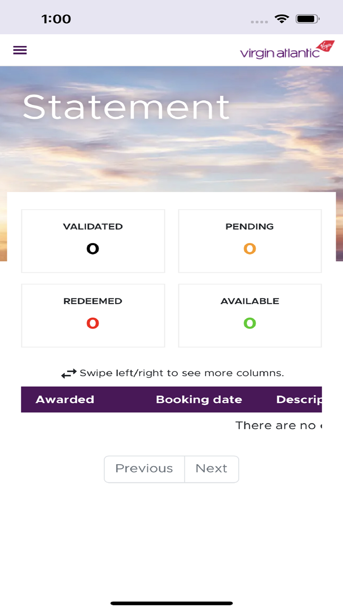 Virgin Atlantic Sky High Club