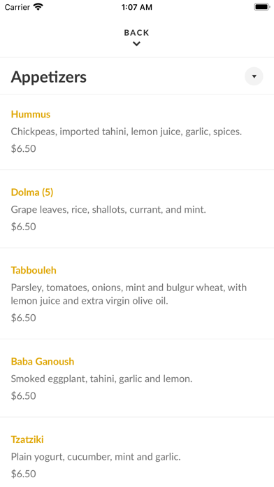 Truva Mediterranean Grill Screenshot