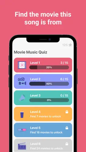 Movie Music Quiz - Blindtest screenshot 1