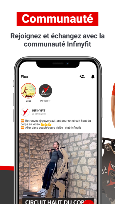 INFINYFIT Home fitness workout Screenshot