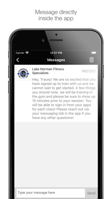 Lake Norman Fitness Screenshot