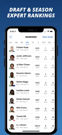 Game screenshot Fantasy Rankings & Stats hack