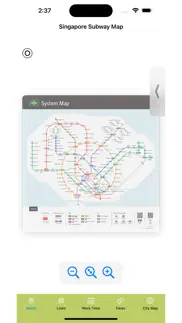 singapore subway map iphone screenshot 2