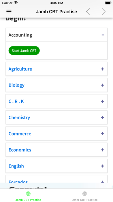 JAMB CBT Practice & Results +のおすすめ画像3