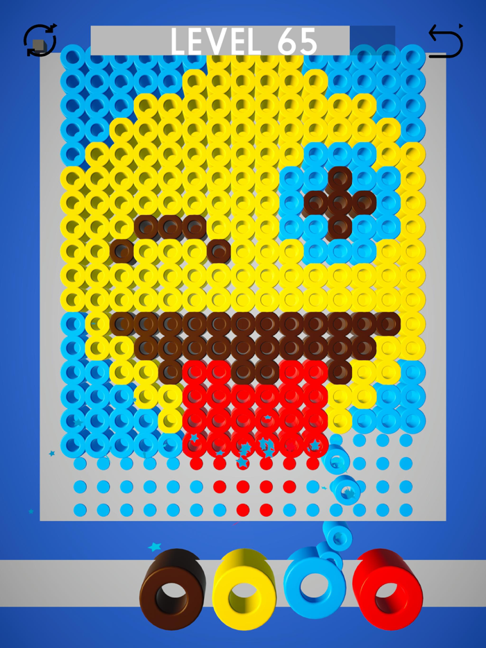 Hama Beads Art Coloring Design