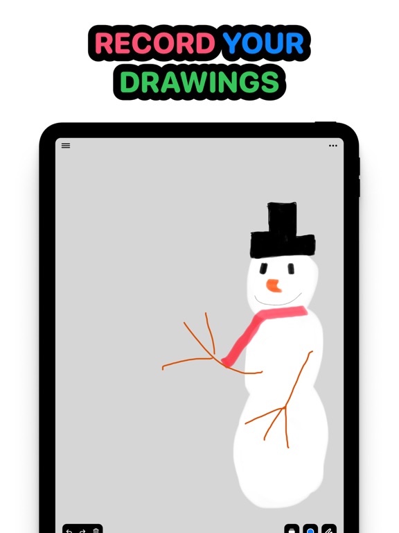 Whiteboard: Doodle & Draw Pad iPad screenshot