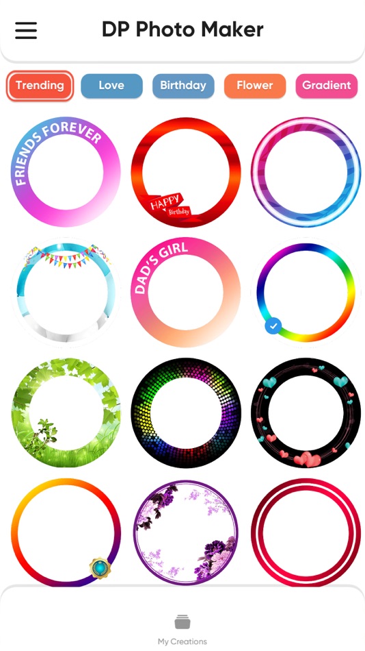 #1. DP Maker - Profile Photo Maker (iOS) Podle: Vipul Nathani