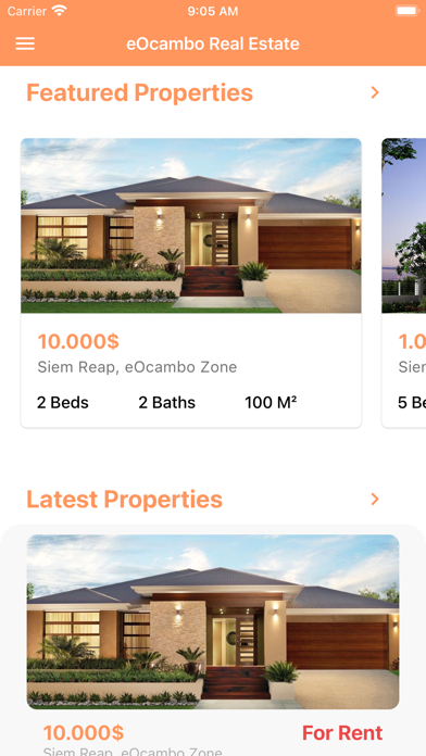 Online Platform Real Estate Screenshot