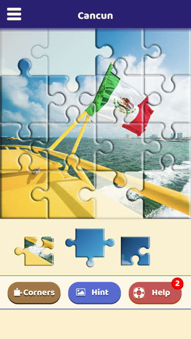 Cancun Love Puzzle Screenshot