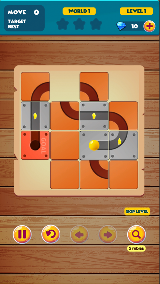 #4. Unroll Puzzle : Slide Tiles (iOS) Podle: T.V. Today Network Limited