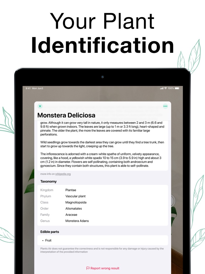 Plants Air - Plant Identifier