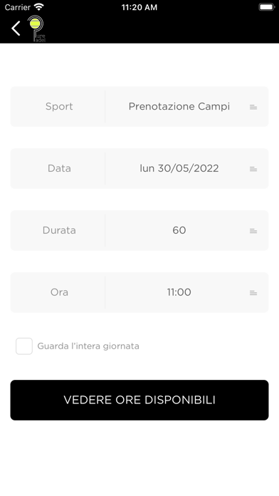 Pure Padel Aprilia Screenshot