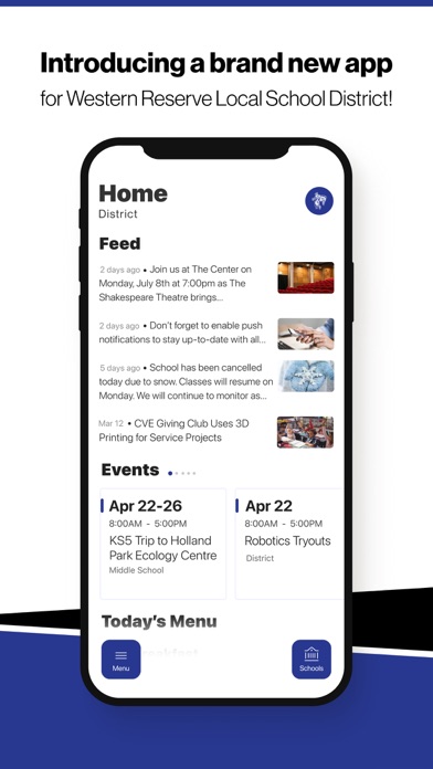 Western Reserve Local Schools Screenshot