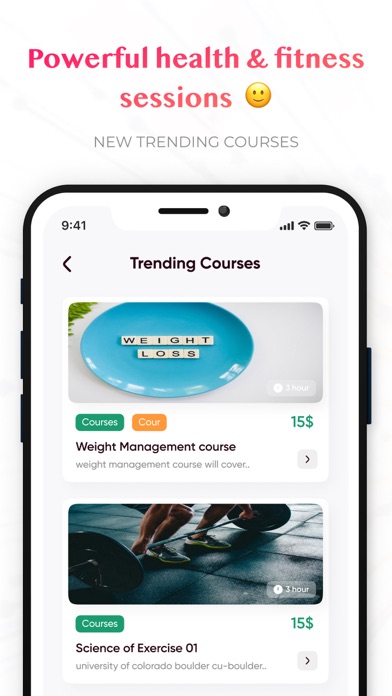 MyFitnessWorld Screenshot