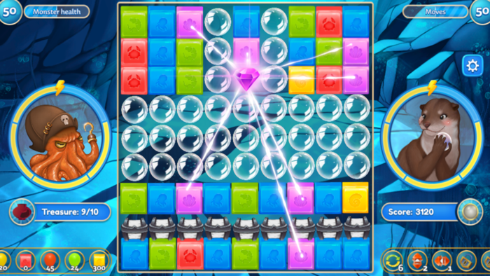 Match Treasures Puzzle Games