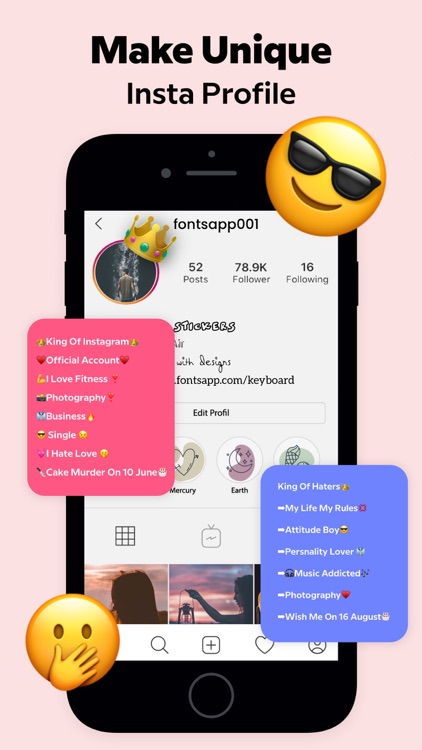 Fonts +Keyboard Font & Emojis screenshot-5