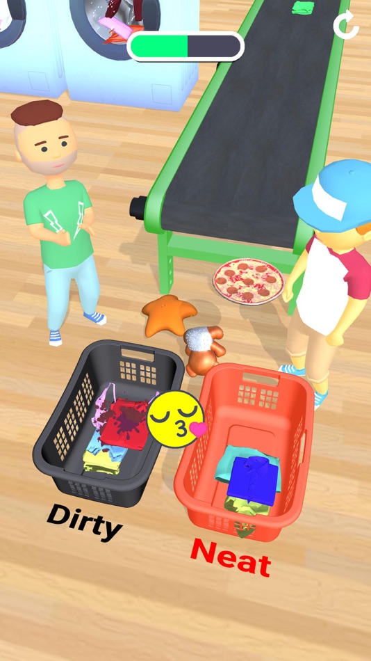 #1. Cloth Sort (iOS) 由: GamerGage Studio
