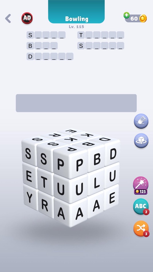 #4. Word Cubes! (iOS) 由: Fatih Seyhan Eser