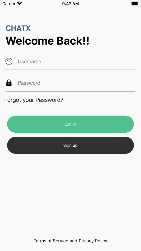 #2. CHAT-X (iOS) By: Appcaboodle