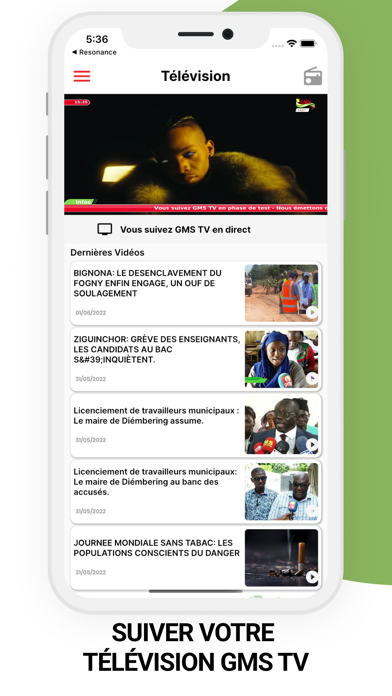 GMS TV - La Télé Du Sud Screenshot