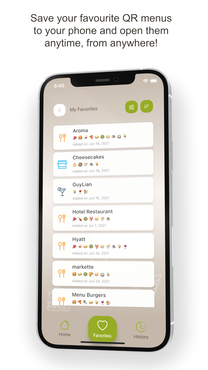 Delicious - QR Code Scanner