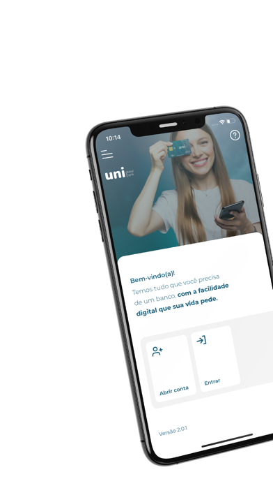 Uni Global Bank - Cartões Screenshot