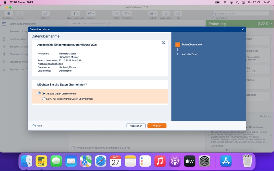 #2. WISO Steuer 2023 (macOS) بواسطة: Buhl Data Service GmbH