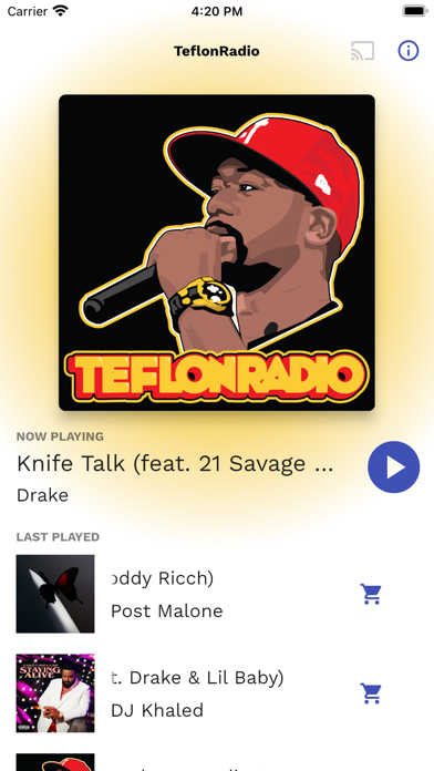 TeflonRadio Screenshot
