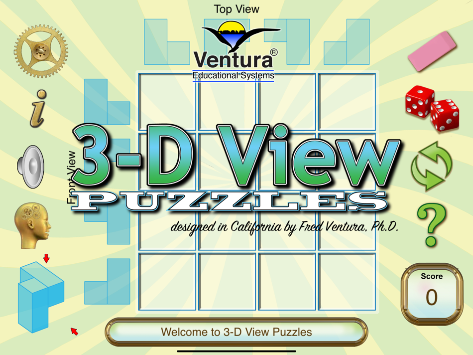 #1. 3D View Puzzles (iOS) 由: Ventura Educational Systems
