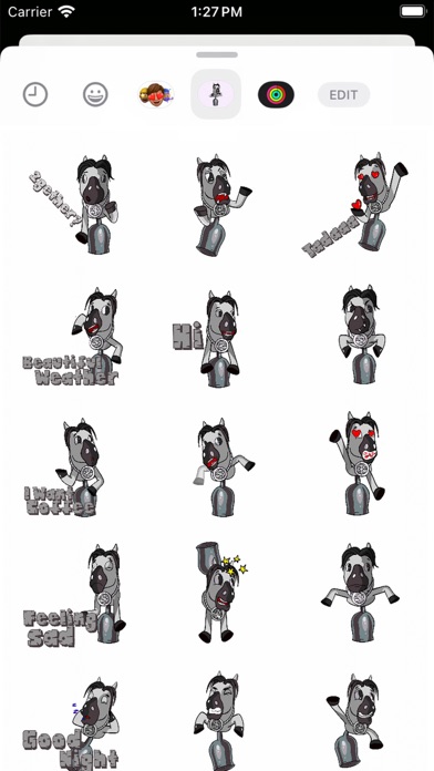 Screenshot #3 pour Stali Hunk Horse Stickers
