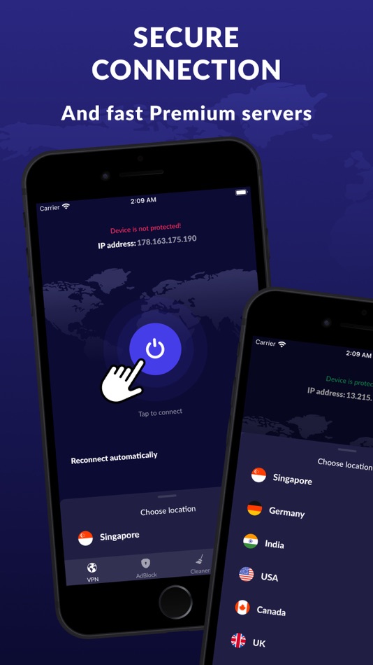 #1. Cross VPN: Advanced Protection (iOS) By: RINGORION