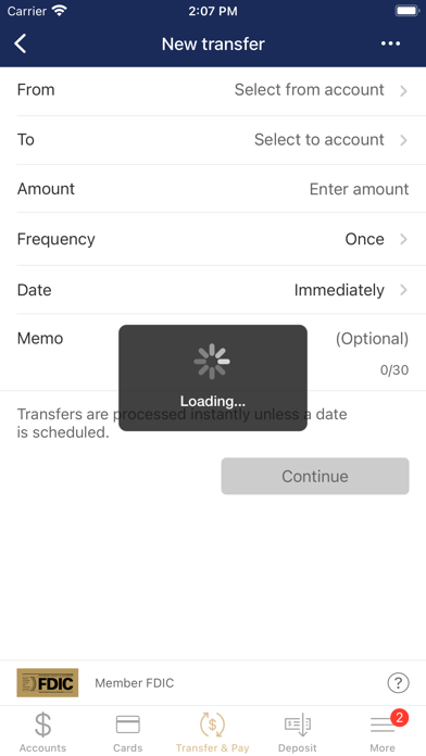 FFBW Personal Banking Screenshot
