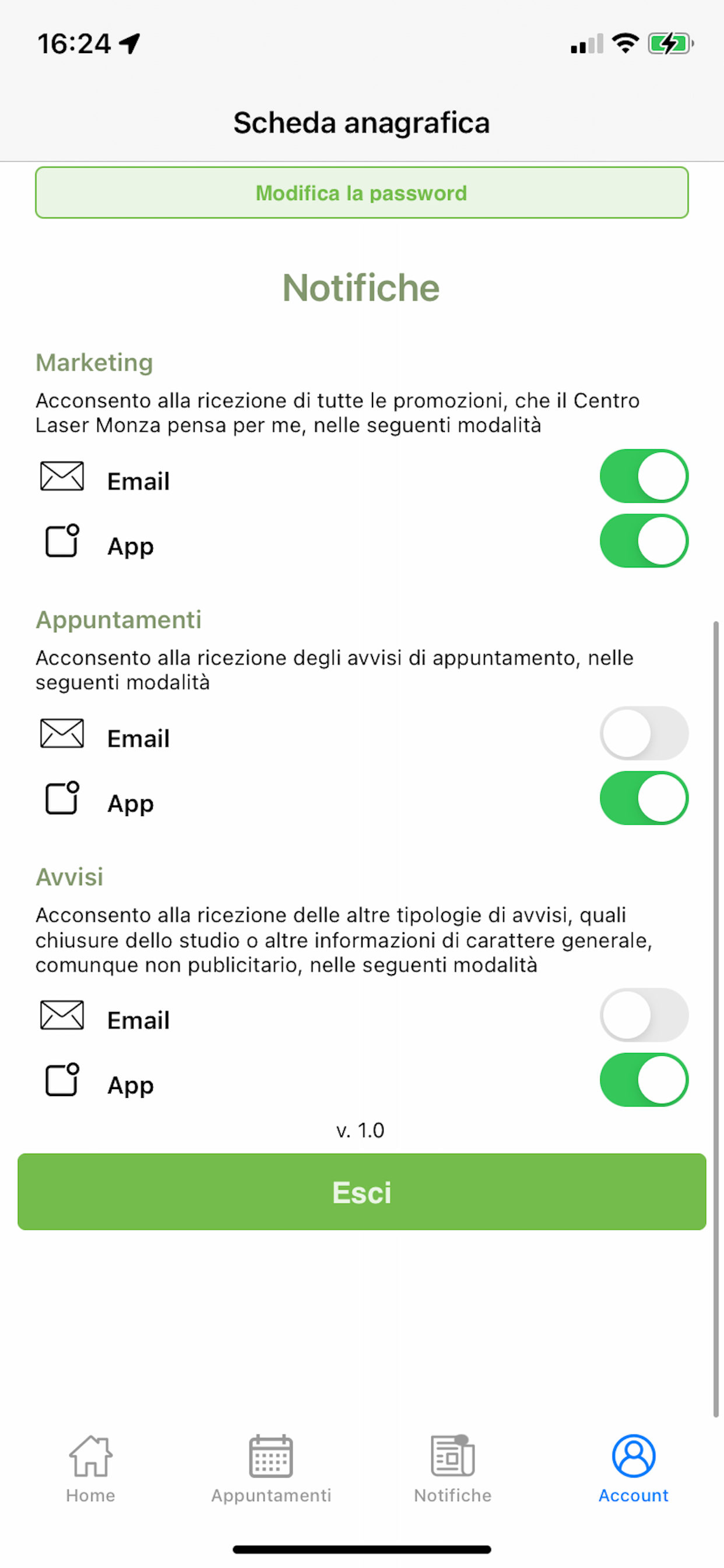 CentroLaserMonza screenshot 3