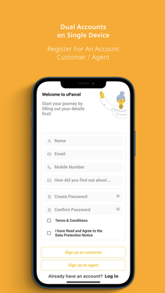 uParcel–easiest way to deliver screenshot 2