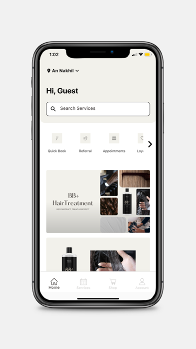 dry. Boutique Salon Screenshot