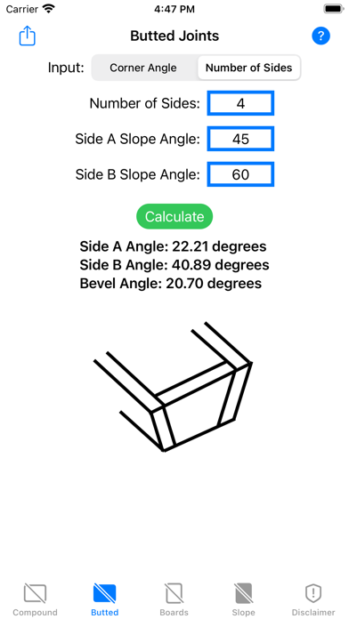 Miter Angles Screenshot