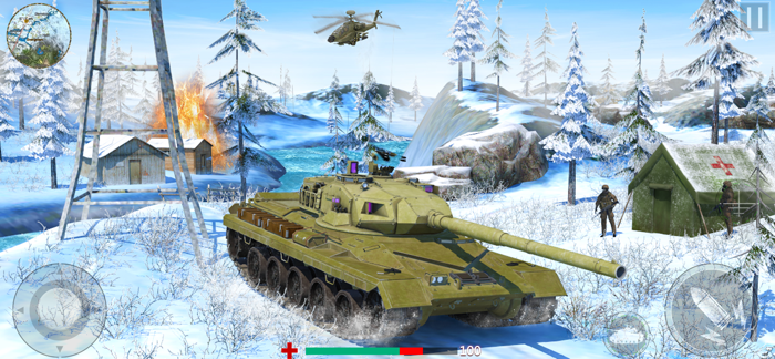 Tank Games Military War Battle