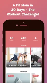 30 day fit mommy challenge iphone screenshot 2