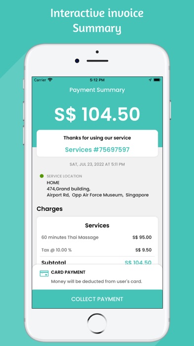 GrabMassage Therapist Screenshot