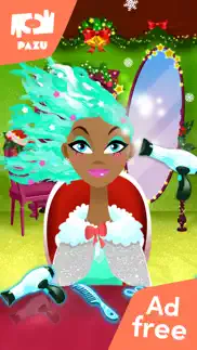 girls hair salon christmas iphone screenshot 1