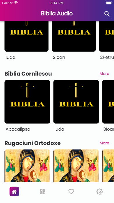 Biblia Ortodoxa Romana Audio Screenshot