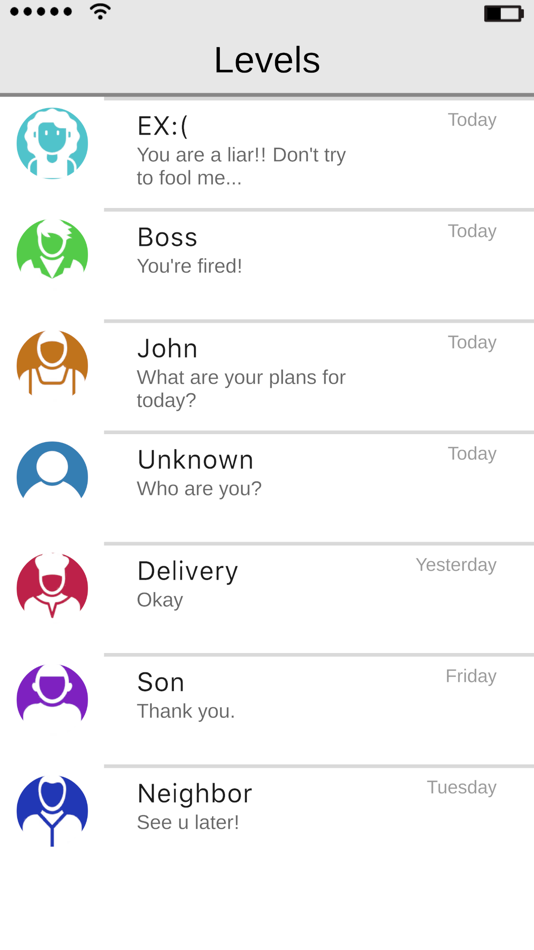 #1. Message Shot (iOS) 来自: Oksana Voloshyna